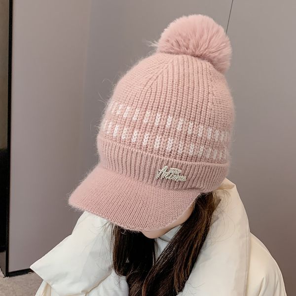 stingy brim hats new winter fashion baseball female rabbit fur soft korean peaked cap earflaps warm cycling knitted hat, Blue;gray
stingy brim hats new winter fashion baseball female rabbit fur soft korean peaked cap earflaps warm cycling knitted hat, Blue;gray