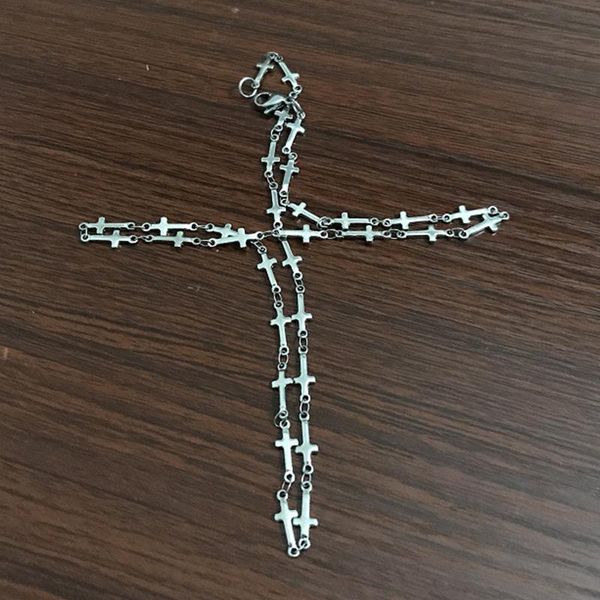 chains cross necklace women stainless steel chain choker for gift accessories fashion jewelry on the neck, Silver
chains cross necklace women stainless steel chain choker for gift accessories fashion jewelry on the neck, Silver