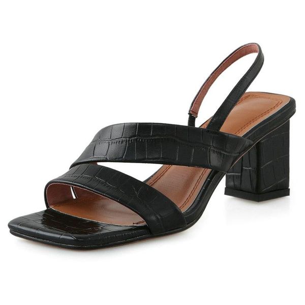 dress shoes woman high heels 2021 summer genuine leather women's sandals platform office lady thick pumps female, Black
dress shoes woman high heels 2021 summer genuine leather women's sandals platform office lady thick pumps female, Black