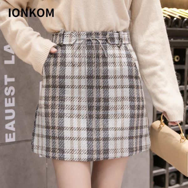 skirts ionkom office lady elegant plaid print mini skirt bow tie high waist pocket autumn women zip back a-line workwear, Black
skirts ionkom office lady elegant plaid print mini skirt bow tie high waist pocket autumn women zip back a-line workwear, Black