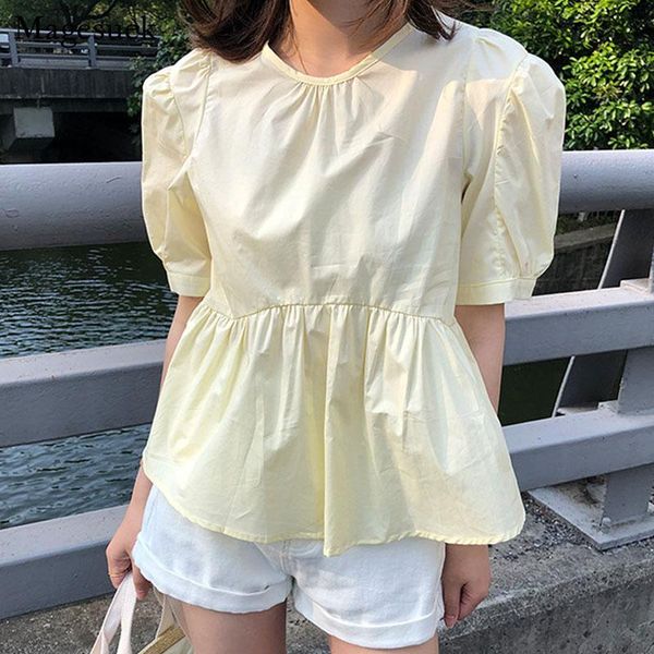 women's blouses & shirts 2021 summer vintage shirt puff short sleeve casual slim woman cotton white female blusa mujer 14375
women's blouses & shirts 2021 summer vintage shirt puff short sleeve casual slim woman cotton white female blusa mujer 14375