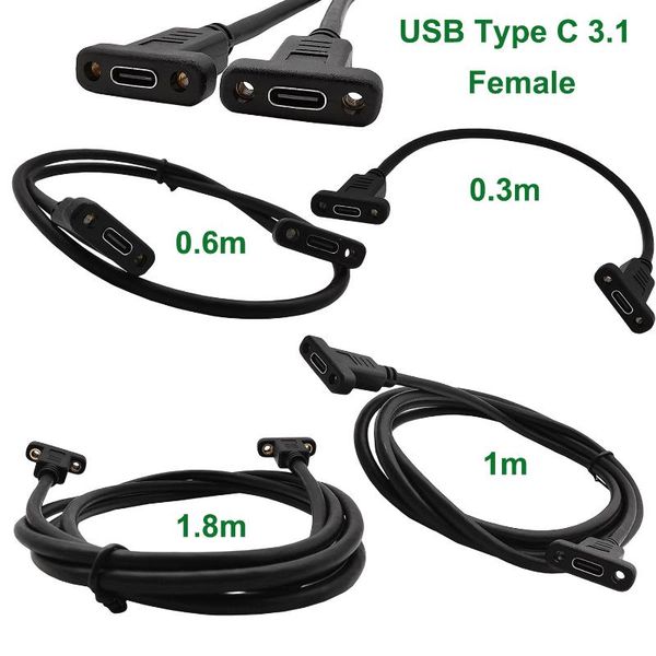video cables & connectors usb c cable female socket panel mount to 3.1 type with screw data adapter connector converter
video cables & connectors usb c cable female socket panel mount to 3.1 type with screw data adapter connector converter