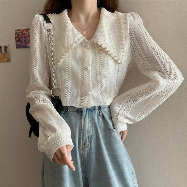 women's blouses & shirts oversized beaded women summer solid white slim elegant office lady outwear hollow out
women's blouses & shirts oversized beaded women summer solid white slim elegant office lady outwear hollow out