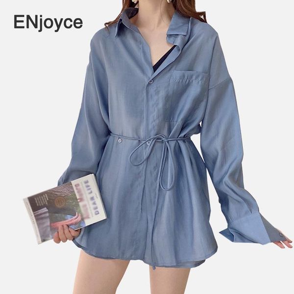 women's blouses & shirts 2021 summer fashion women loose rayon silk blouse comfortable female casual thin blue long sleeve, White
women's blouses & shirts 2021 summer fashion women loose rayon silk blouse comfortable female casual thin blue long sleeve, White