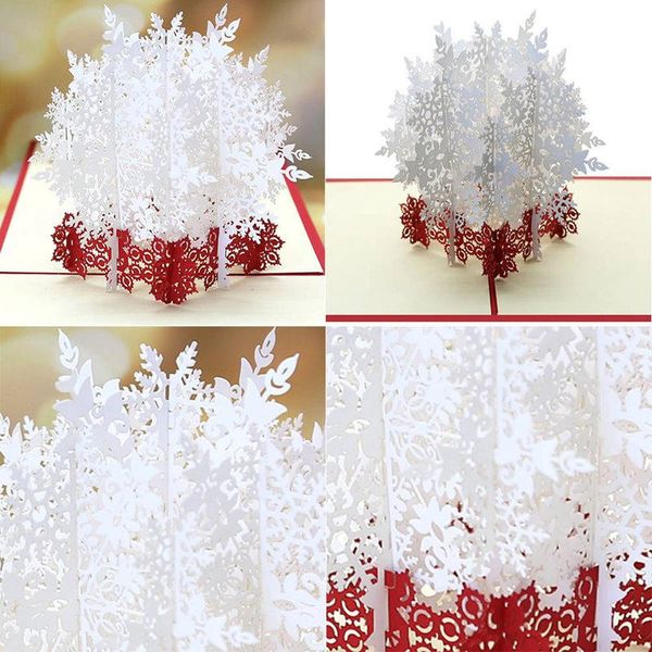 greeting cards 3d three-dimensional card diy christmas white snowflake blessing postcard gift
greeting cards 3d three-dimensional card diy christmas white snowflake blessing postcard gift