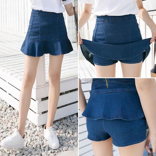 skirts 2021 spring and summer fishtail shorts skirt lady high waist lotus leaf half body slim stretch denim female, Black
skirts 2021 spring and summer fishtail shorts skirt lady high waist lotus leaf half body slim stretch denim female, Black