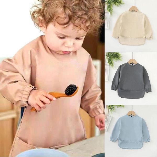 bibs & burp cloths 1pcs baby long sleeve toddler waterproof smock girl boy infant lunch feeding bib washable home accessories
bibs & burp cloths 1pcs baby long sleeve toddler waterproof smock girl boy infant lunch feeding bib washable home accessories