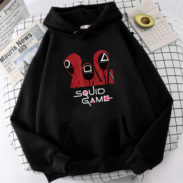 men's hoodies & sweatshirts squid game hoodie printed hip hop retro fleece autumn and winter sports leisure couple, Black
men's hoodies & sweatshirts squid game hoodie printed hip hop retro fleece autumn and winter sports leisure couple, Black