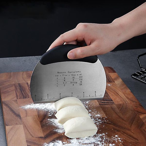 stainless steel pastry scraper chopper flour cutte with scale cream smooth cake spatula dough pizza cutter baking tools &
stainless steel pastry scraper chopper flour cutte with scale cream smooth cake spatula dough pizza cutter baking tools &