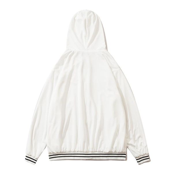 men's hoodies & sweatshirts letter embroidery hooded jacket mens autumn casual breathable mesh cardigan streetwear loose outerwear men, Black
men's hoodies & sweatshirts letter embroidery hooded jacket mens autumn casual breathable mesh cardigan streetwear loose outerwear men, Black