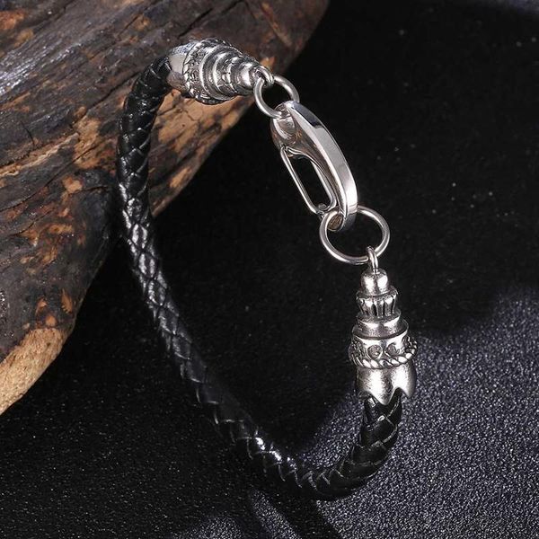charm bracelets stainless steel leather chain lobster clasp hand men bangles jewelry 2021 bb1096, Golden;silver
charm bracelets stainless steel leather chain lobster clasp hand men bangles jewelry 2021 bb1096, Golden;silver
