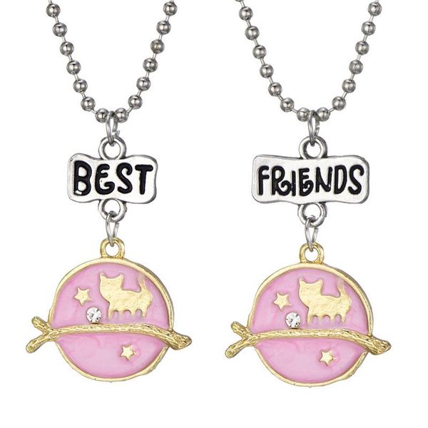 pendant necklaces 9 styles cartoon enamel cat moon necklace for children kids animal pendants friends jewelry 2pcs, Silver
pendant necklaces 9 styles cartoon enamel cat moon necklace for children kids animal pendants friends jewelry 2pcs, Silver