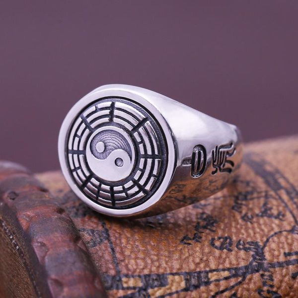 cluster rings s925 sterling silver men's personality gossip rotating ring thai retro qinglong white tiger index finger, Golden;silver
cluster rings s925 sterling silver men's personality gossip rotating ring thai retro qinglong white tiger index finger, Golden;silver