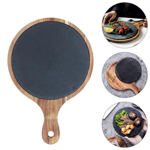 kitchen storage & organization 1pc slate steak plate sushi dessert serving tray (assorted color)
kitchen storage & organization 1pc slate steak plate sushi dessert serving tray (assorted color)