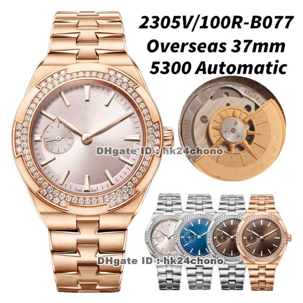 luxury watches 2305v/100r-b434 overseas diamond bezel 37mm 5300 automatic womens watch sapphire crystal pink dial rose gold bracelet ladies, Slivery;brown
luxury watches 2305v/100r-b434 overseas diamond bezel 37mm 5300 automatic womens watch sapphire crystal pink dial rose gold bracelet ladies, Slivery;brown