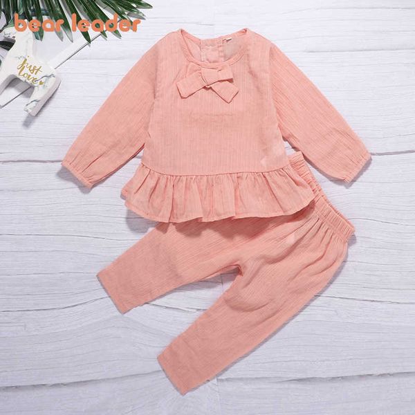 bear leader baby girls casual spring clothes fashion autumn infant baby ruffles and pants outfits toddler clothing for 0-2y 210708, White
bear leader baby girls casual spring clothes fashion autumn infant baby ruffles and pants outfits toddler clothing for 0-2y 210708, White