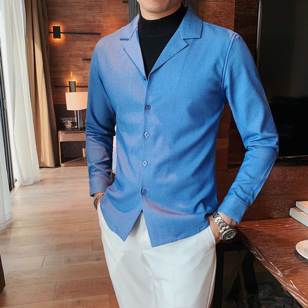 men's polos men's high-quality casual clothing long shirt/male fine suit fake two crocheted business pieces oz4a, White;black
men's polos men's high-quality casual clothing long shirt/male fine suit fake two crocheted business pieces oz4a, White;black