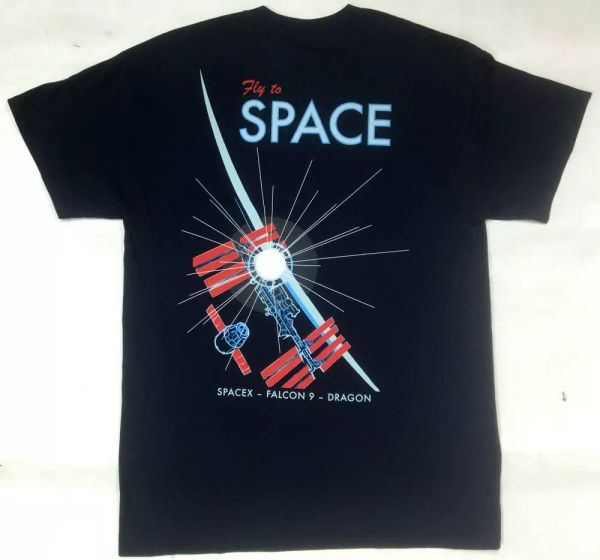 spacex elon musk fly to space falcon 9 t-shirt nwt 100% authentic & official, White;black
spacex elon musk fly to space falcon 9 t-shirt nwt 100% authentic & official, White;black