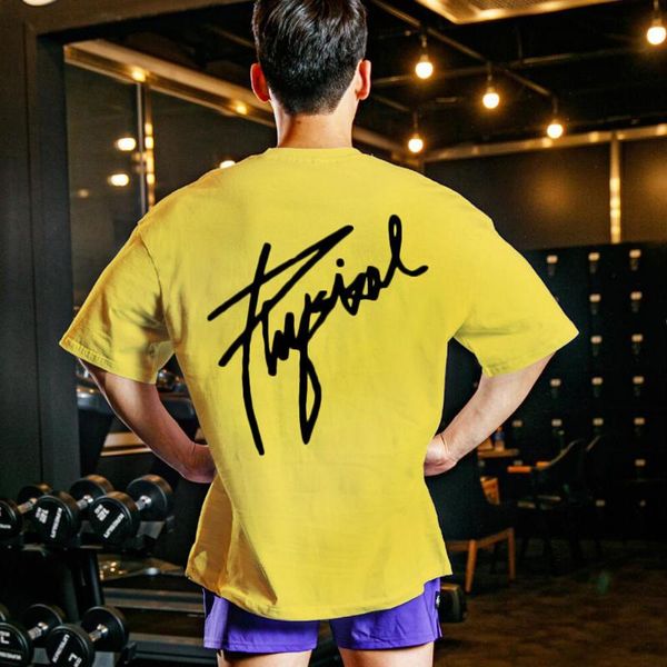 men's t-shirts casual loose t shirt men gym fitness cotton t-shirt male fashion print short sleeve tee summer sport workout clothing, White;black
men's t-shirts casual loose t shirt men gym fitness cotton t-shirt male fashion print short sleeve tee summer sport workout clothing, White;black