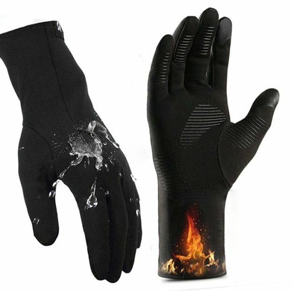 cycling gloves winter outdoor sports thermal warm ski camping hiking screen windproof anti-slip full finger, Black
cycling gloves winter outdoor sports thermal warm ski camping hiking screen windproof anti-slip full finger, Black