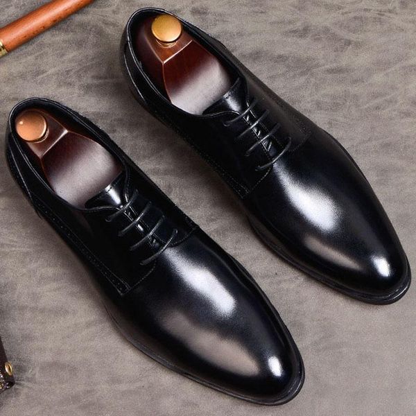 dress shoes black wine red oxford men lace-up genuine leather luxury social office wedding high-quality men's brogue
dress shoes black wine red oxford men lace-up genuine leather luxury social office wedding high-quality men's brogue