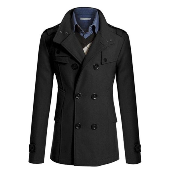 men's trench coats mens winter warm solid color double breasted coat long slim jacket business for men overcoat, Tan;black
men's trench coats mens winter warm solid color double breasted coat long slim jacket business for men overcoat, Tan;black