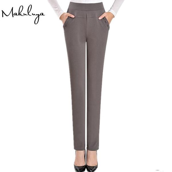 3 button no logo women capri plus size middle old age trousers high waist straight casual pants solid, Black;white
3 button no logo women capri plus size middle old age trousers high waist straight casual pants solid, Black;white