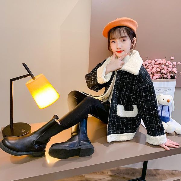 jackets girls baby's coat jacket outwear 2021 plaid thicken winter autumn overcoat zipper cardigan children's clothing, Blue;gray
jackets girls baby's coat jacket outwear 2021 plaid thicken winter autumn overcoat zipper cardigan children's clothing, Blue;gray