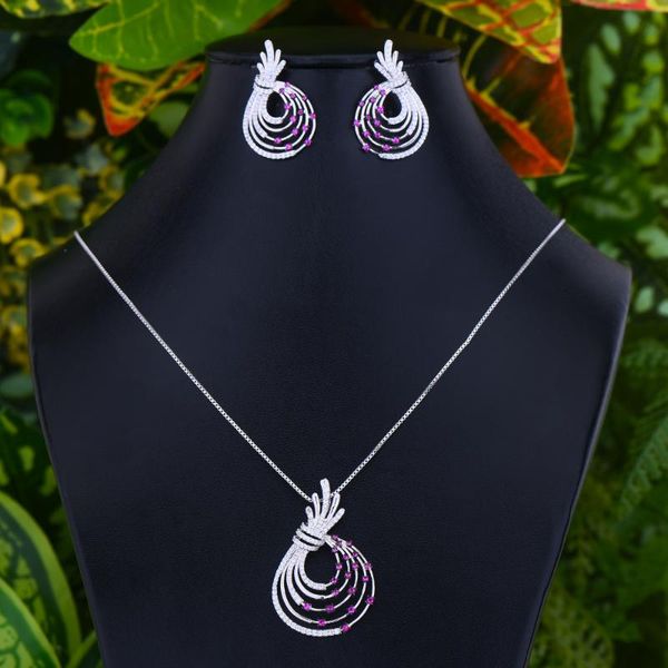 earrings & necklace siscathy fashion dubai wedding stud jewelry sets cubic zirconia inlaid 2021 trendy accessories, Silver
earrings & necklace siscathy fashion dubai wedding stud jewelry sets cubic zirconia inlaid 2021 trendy accessories, Silver
