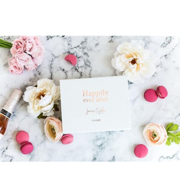 gift wrap happily ever after box with name white custom wedding lid rose gold engagement couple
gift wrap happily ever after box with name white custom wedding lid rose gold engagement couple