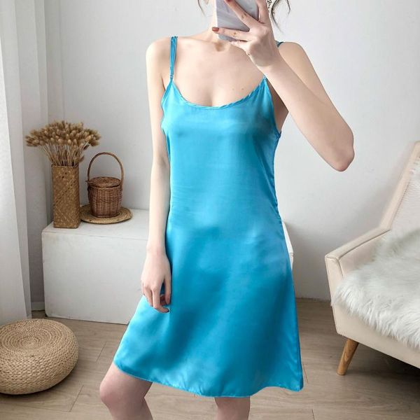 female satin nightgown lady spaghetti strap night dress women solid nighties sleeveless sleepwear s00248 women's, Black;red
female satin nightgown lady spaghetti strap night dress women solid nighties sleeveless sleepwear s00248 women's, Black;red