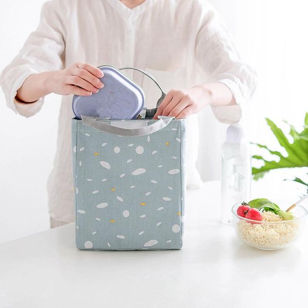 storage bags fashion print dot lunch portable insulated canvas bag thermal picnic food for students women
storage bags fashion print dot lunch portable insulated canvas bag thermal picnic food for students women