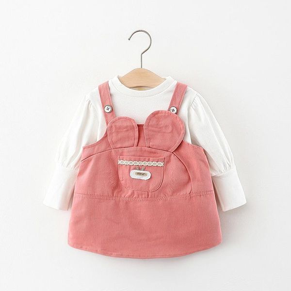 girl's dresses bear leader autumn suspender outfits solid color cute baby girls and dress 2pcs costume casual born clothes, Red;yellow
girl's dresses bear leader autumn suspender outfits solid color cute baby girls and dress 2pcs costume casual born clothes, Red;yellow