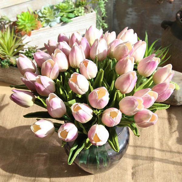 artificial fake flowers tulip bouquet floral wedding party home decor gn decorative & wreaths
artificial fake flowers tulip bouquet floral wedding party home decor gn decorative & wreaths