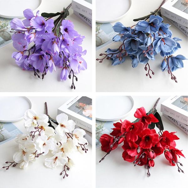 decorative flowers & wreaths simulation bouquet magnolia flower silk cloth with stems leaves fake greenery decor for home office party 43cm
decorative flowers & wreaths simulation bouquet magnolia flower silk cloth with stems leaves fake greenery decor for home office party 43cm