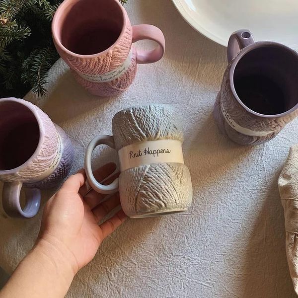 mugs creative ceramics wool molding milk tea coffee cup with handle colorful breakfast cups home office drinkware gifts 450ml
mugs creative ceramics wool molding milk tea coffee cup with handle colorful breakfast cups home office drinkware gifts 450ml