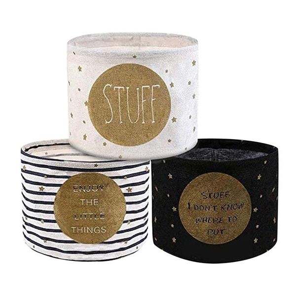 storage bags 3pcs star printing waterproof organizer fabric basket home deskdecorations 2021
storage bags 3pcs star printing waterproof organizer fabric basket home deskdecorations 2021