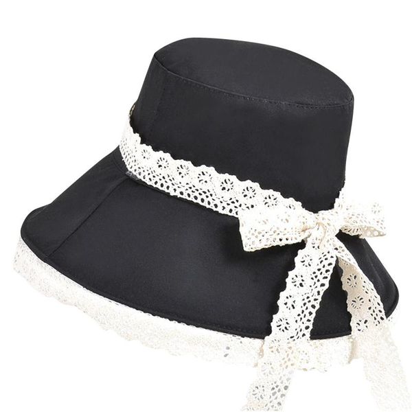 wide brim hats summer women fold lace fashion outdoor sunshade hat basin fisherman with bow decoration panama beach caps, Blue;gray
wide brim hats summer women fold lace fashion outdoor sunshade hat basin fisherman with bow decoration panama beach caps, Blue;gray