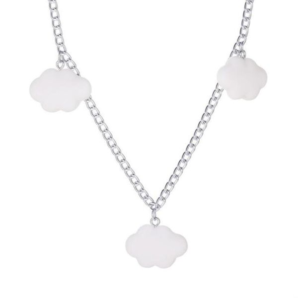 cute white cloud pendant necklaces for women ladies exaggerated cartoon geometric silver color clavicle chains necklace jewelry
cute white cloud pendant necklaces for women ladies exaggerated cartoon geometric silver color clavicle chains necklace jewelry