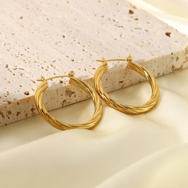 hoop & huggie big earrings woman trendy gold color jewelry wholesale round large size for women gift, Golden;silver
hoop & huggie big earrings woman trendy gold color jewelry wholesale round large size for women gift, Golden;silver