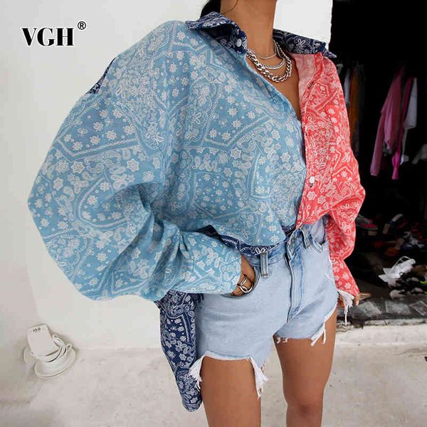 vgh korean hit color printed shirt women shirt lapel long sleeve casual oversized blouse female fashion new clothing fall 210421, White
vgh korean hit color printed shirt women shirt lapel long sleeve casual oversized blouse female fashion new clothing fall 210421, White