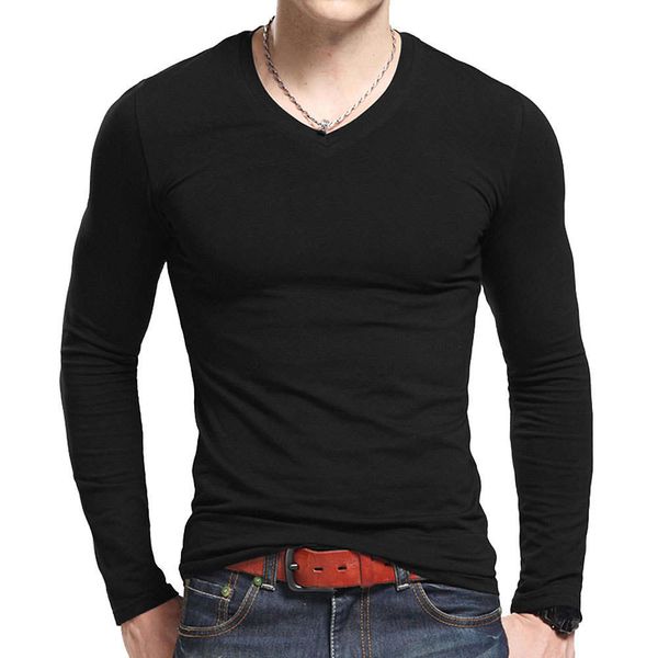 men's t-shirts autumn solid color long sleeve t-shirt, slim fit sports men's and bottom coat fashion, White;black
men's t-shirts autumn solid color long sleeve t-shirt, slim fit sports men's and bottom coat fashion, White;black