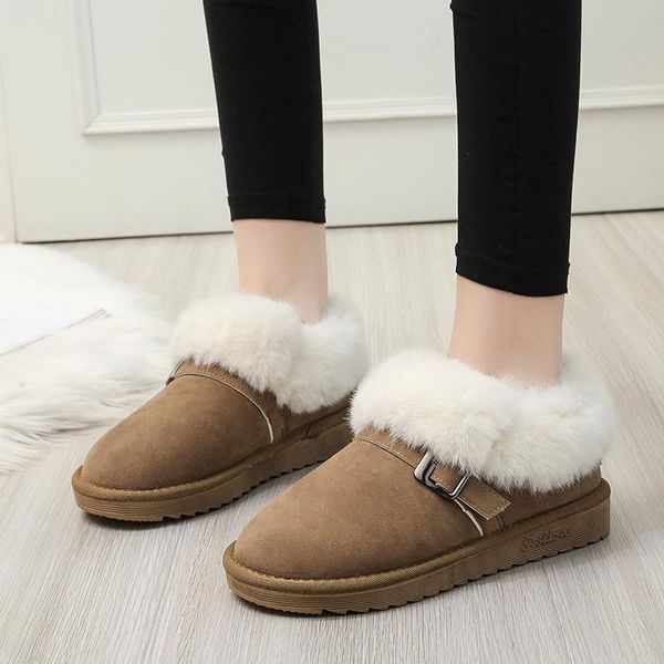 boots 2021 women snow suede fur leather ankle winter comfortable flat wool warm shoes flats zapatillas mujer, Black
boots 2021 women snow suede fur leather ankle winter comfortable flat wool warm shoes flats zapatillas mujer, Black