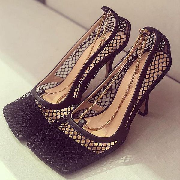 women pumps mesh high heels comfort shoes stiletto party summer sandals square toe ladies dress, Black
women pumps mesh high heels comfort shoes stiletto party summer sandals square toe ladies dress, Black