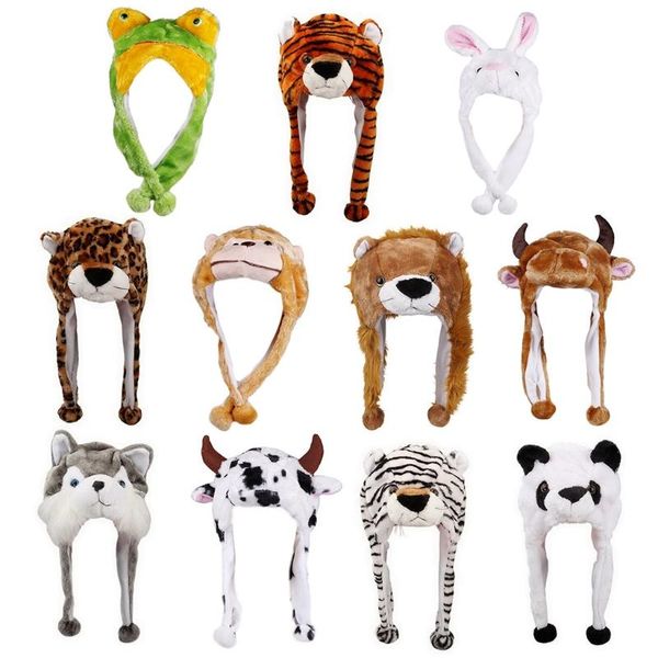 caps & hats kids winter cute plush animal character beanie hat with pom ends funny stuffed toy earflap cap cosplay costume, Yellow
caps & hats kids winter cute plush animal character beanie hat with pom ends funny stuffed toy earflap cap cosplay costume, Yellow