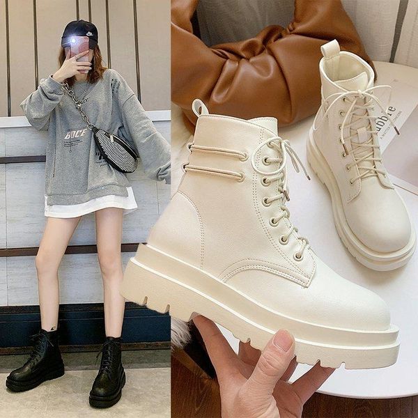 boots women british style autumn and winter cotton 2021 lace-up latest fashion shoes rubber sole botas de mujer, Black
boots women british style autumn and winter cotton 2021 lace-up latest fashion shoes rubber sole botas de mujer, Black