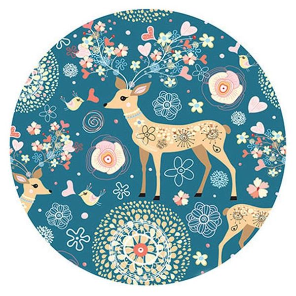 carpets children's cute cartoon round rugs non-slip tatami mats bedroom home living room