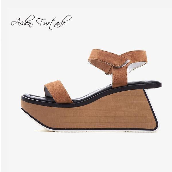 dress shoes arden furtado summer genuine leather women's brown buckle strap fashion party platform wedges sandals casual, Black
dress shoes arden furtado summer genuine leather women's brown buckle strap fashion party platform wedges sandals casual, Black