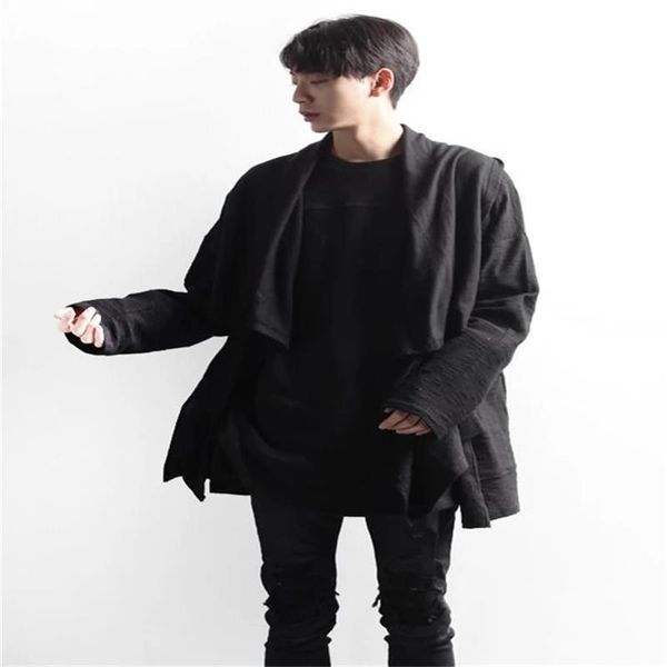 men's trench coats coat spring and autumn classic black cape cardigan leisure loose large, Tan;black
men's trench coats coat spring and autumn classic black cape cardigan leisure loose large, Tan;black