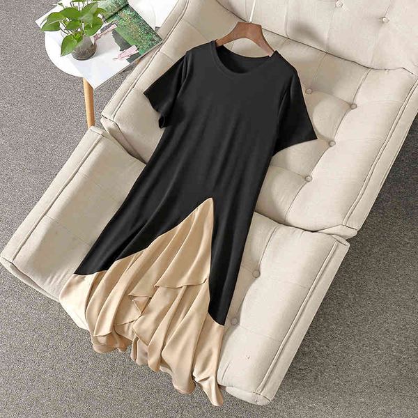 casual dresses summer short sleeve round neck black khaki contrast color panelled ruffle detail mid-calf dress elegant 21m272103259 hr6j, Black;gray
casual dresses summer short sleeve round neck black khaki contrast color panelled ruffle detail mid-calf dress elegant 21m272103259 hr6j, Black;gray